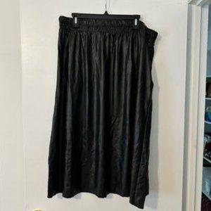 Chic Soul Faux Leather Skirt 3X